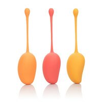 Набор необычных одинарных вагинальных шариков в виде манго Kegel Training Set Mango 3,25 см