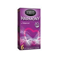 Ребристые презервативы Domino Harmony, 6 шт